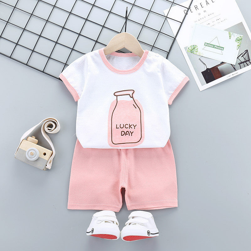 Infant Short-sleeved Outing Suit