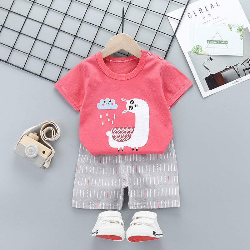 Infant Short-sleeved Outing Suit