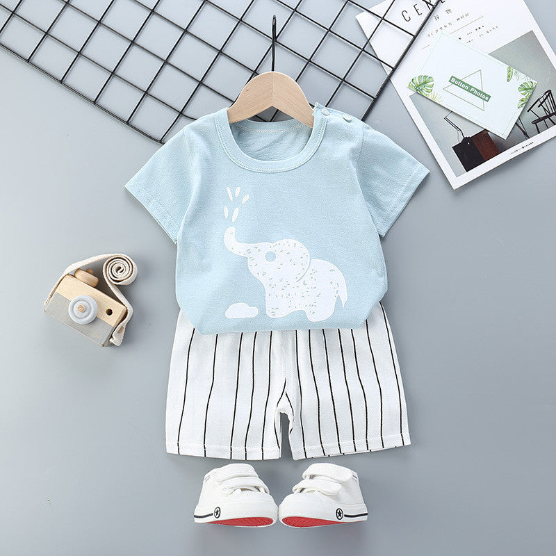 Infant Short-sleeved Outing Suit