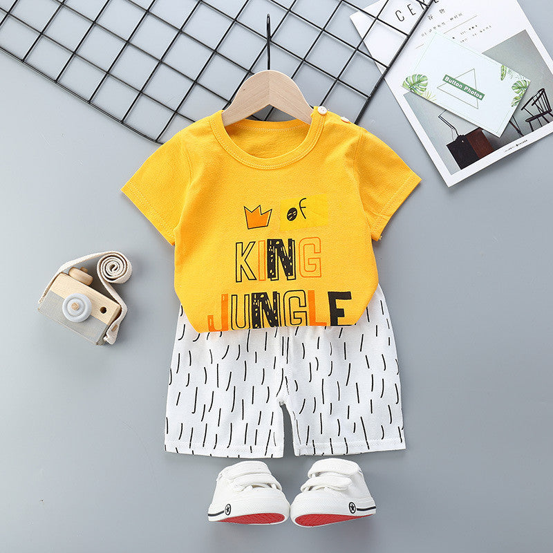 Infant Short-sleeved Outing Suit