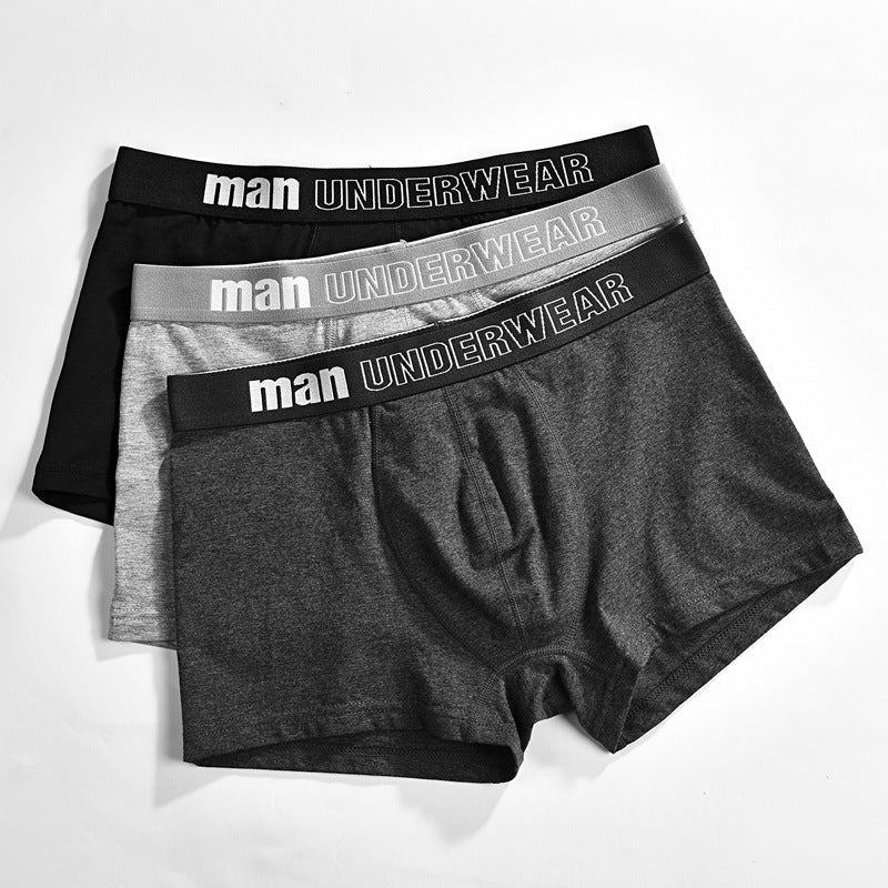 Men's Boxer Briefs With Loose Cotton Boxer Bottoms 