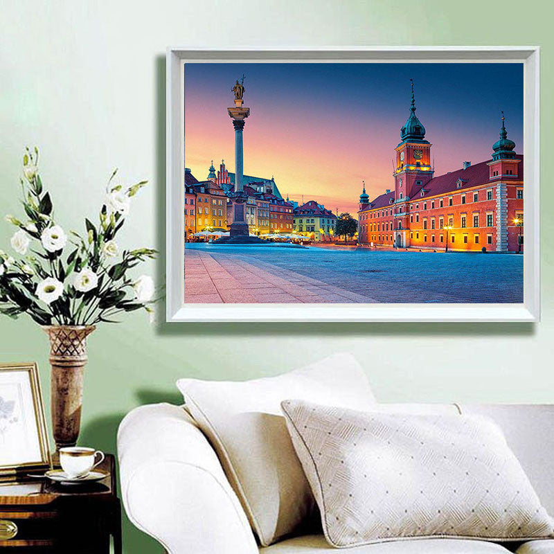 Diamond Painting European Place Theme Full 5D Embroidery