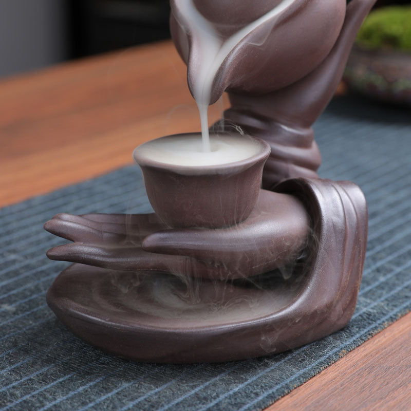 Zisha Backflow Incense Burner Fulinmen Sandalwood