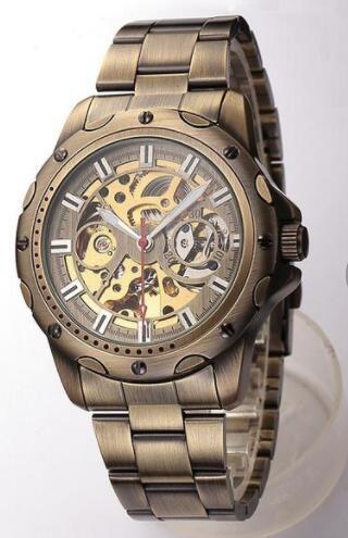 Retro Skeleton Mechanical Watch Top Automatic Mechanicalroppship