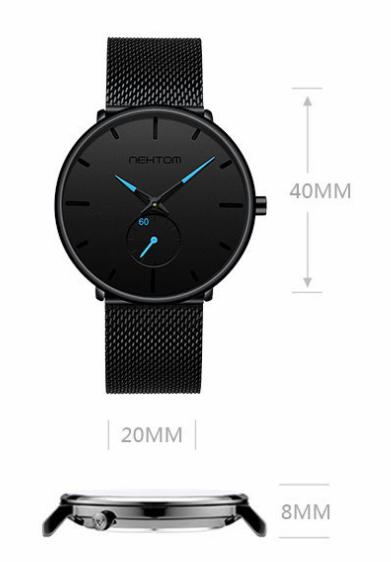 Naiton NEKTOM New Mens Watch 30M Waterproof Quartz Watch Fashion Trend Watch Factory Direct Sales