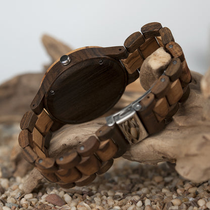 Inter-Wood Quartz Watch Men's Wood Watch