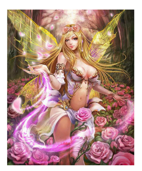 XXL - 5D Diamond Painting - Beautiful butterfly fairies