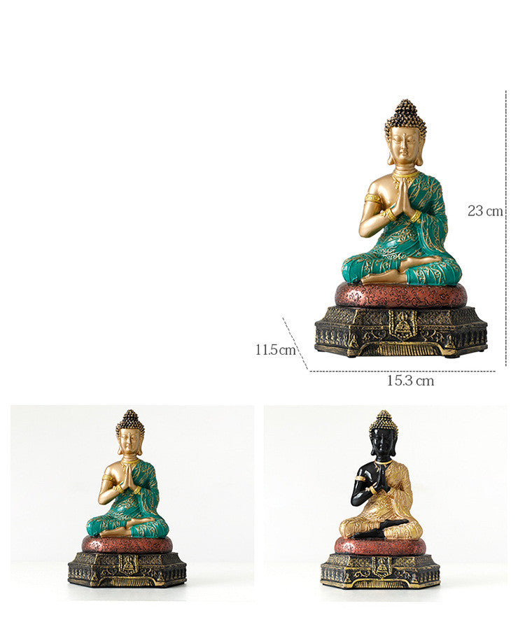 Chinese Feng Shui Ornaments of Ping An Buddha Statue