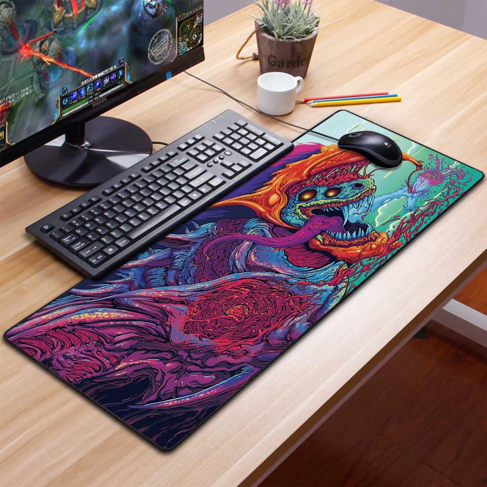 Seam thickened gaming mouse table mat