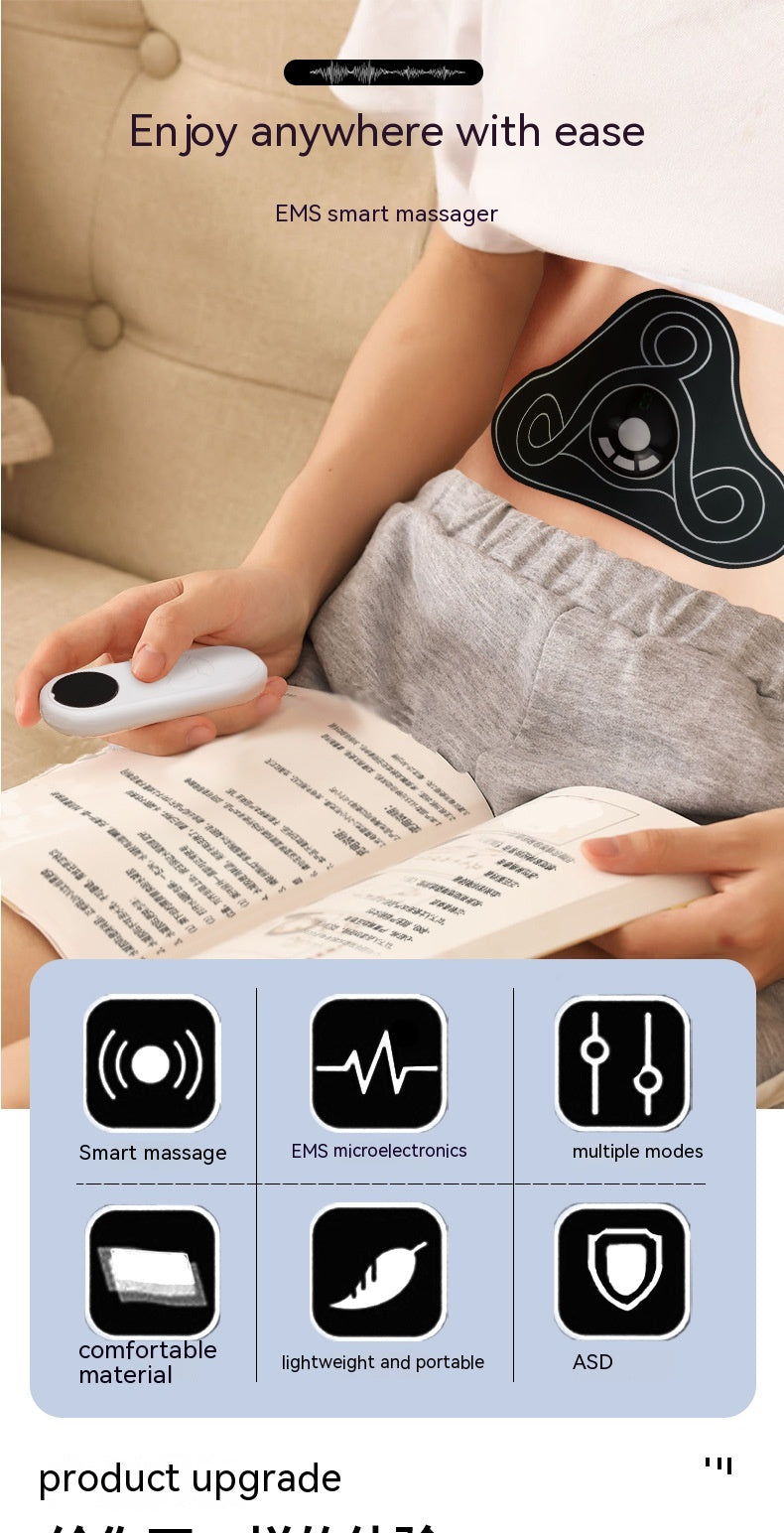 Pad Abdominal Patch Pulse Massage Instrument Intelligent Electric Whole Body Massager Chargeable With Remote Control 