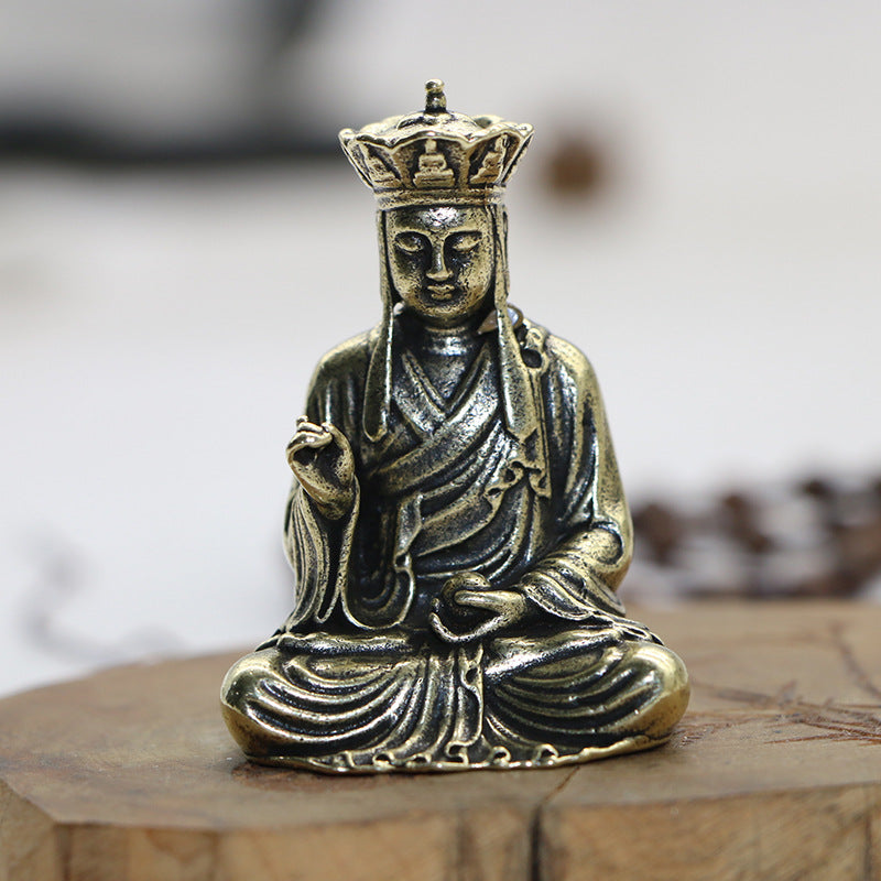 Antique And Old Pure Copper Buddha Statue Small Ornaments