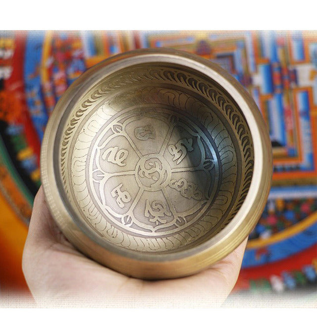 Handmade Buddha Sound Yoga meditation bowl