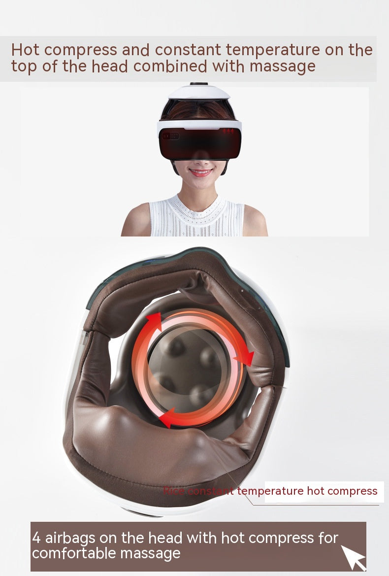 Rechargeable Wireless Head-eye Massager 