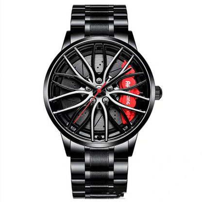 Automatic Movement Watch Waterproof Wheel Style Non-mechanical Watch