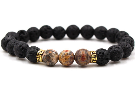 15 Colors Black Lava Stone Imperial Chakra Beads Essential Oil Diffuser Bracelet Balance Yoga Pulseira Feminina Buddha Jewelry