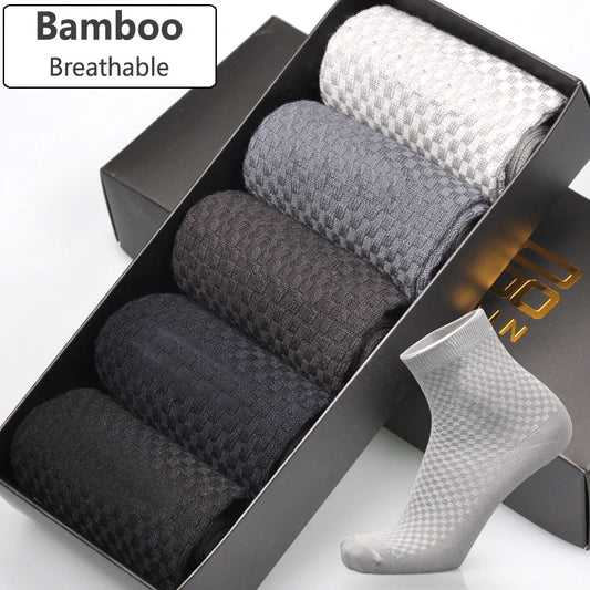 Socks men's new bamboo fiber men's socks 