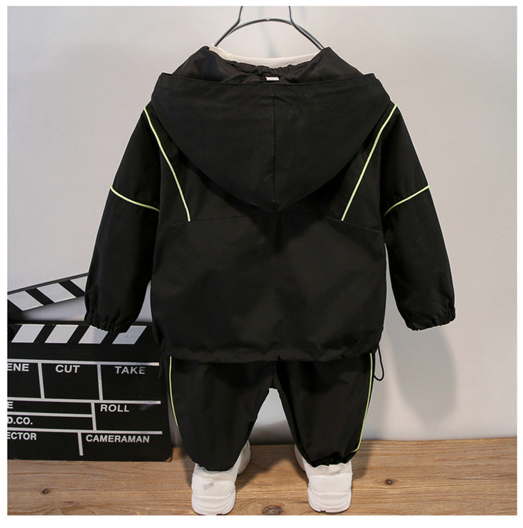 Autumn new male baby two-piece suit