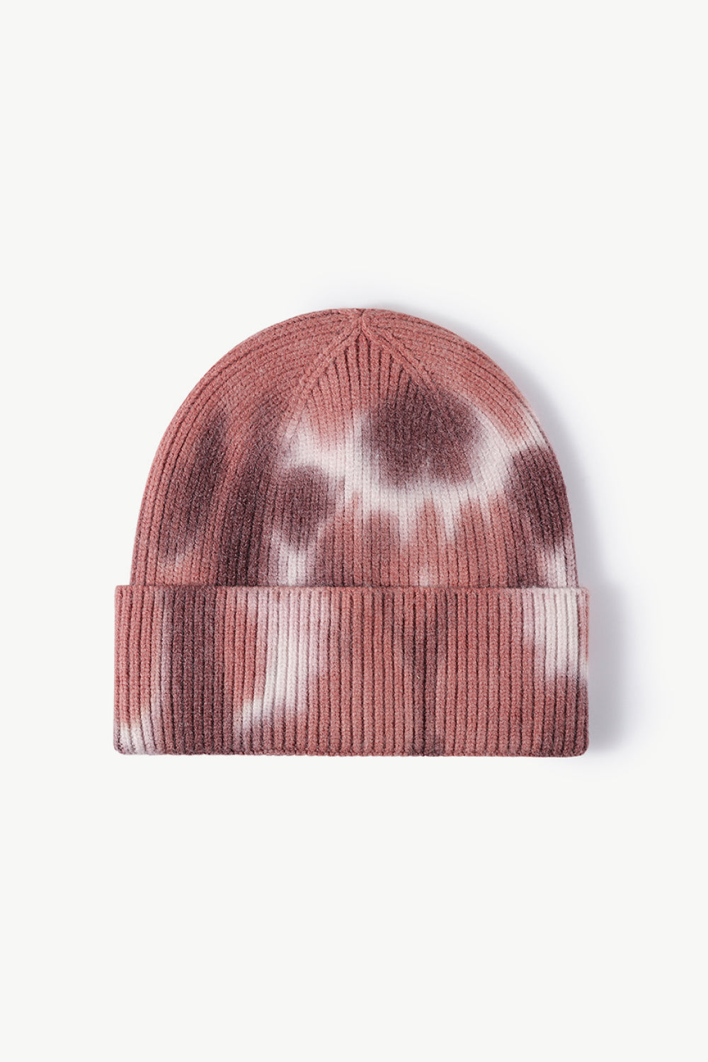 Tie-Dye Cuffed Knit Beanie - Babbazon hats