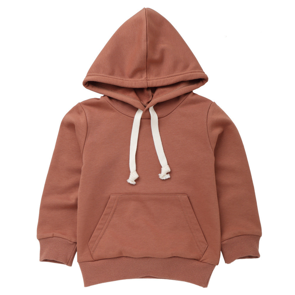 Long-sleeved hooded children's sweater