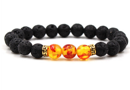 15 Colors Black Lava Stone Imperial Chakra Beads Essential Oil Diffuser Bracelet Balance Yoga Pulseira Feminina Buddha Jewelry