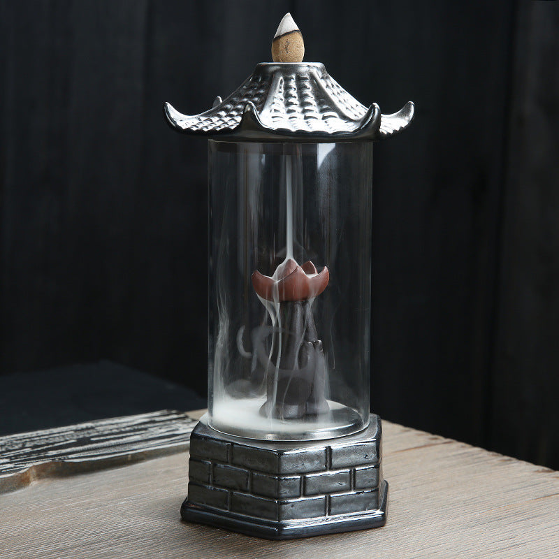 Backflow incense burner