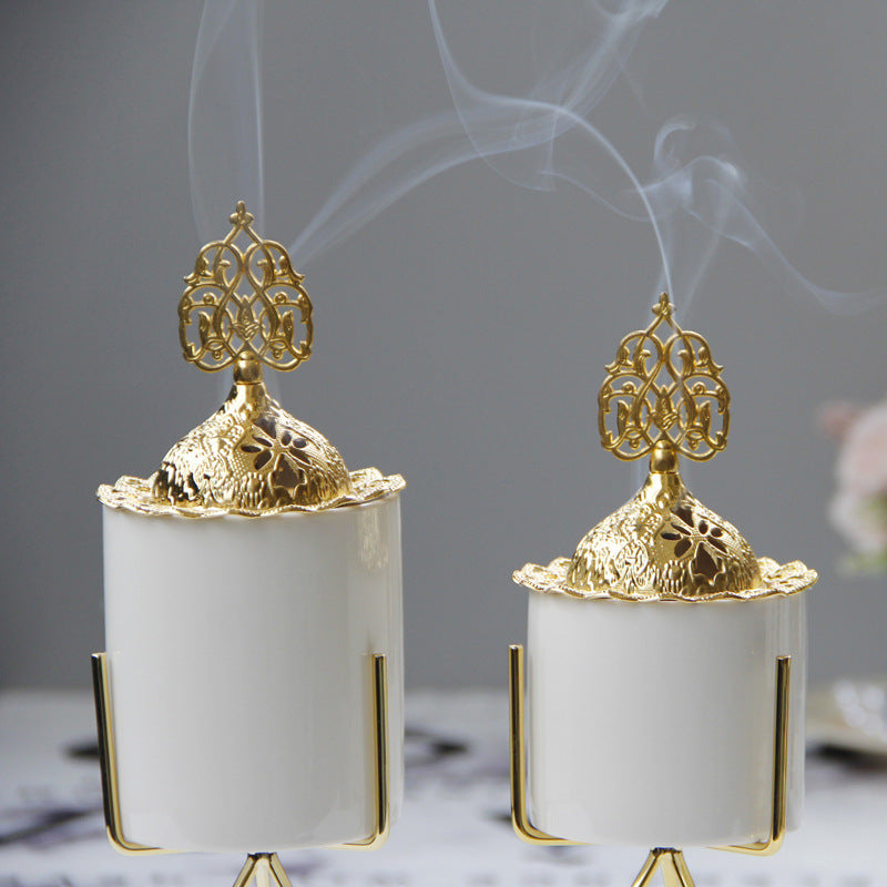 Simple ModernGolden Luxury Incense Burner