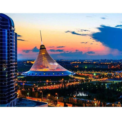 5D Diamond Painting - Astana Kazakhstan