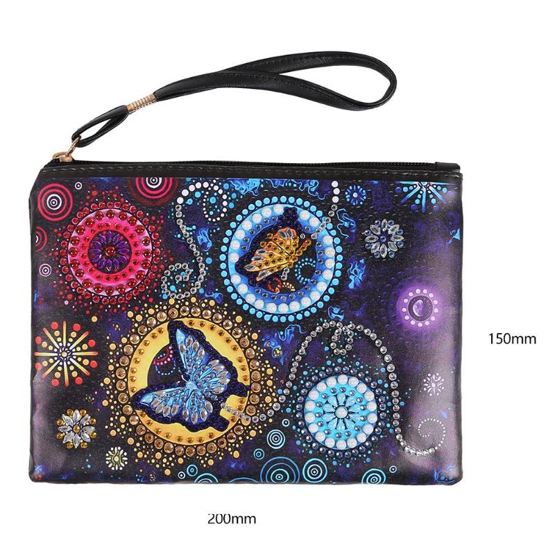 DIY Diamond Painting Women's Zipper Wrist Wallet