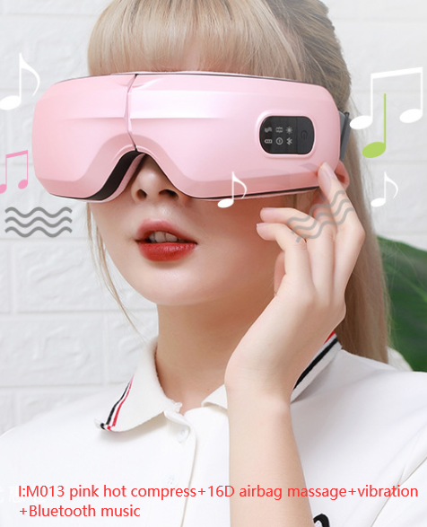 Eye Massager Air Pressure Vibration Eye Protector Bluetooth Eye Massage Relax Migraines Relief Improve Sleep