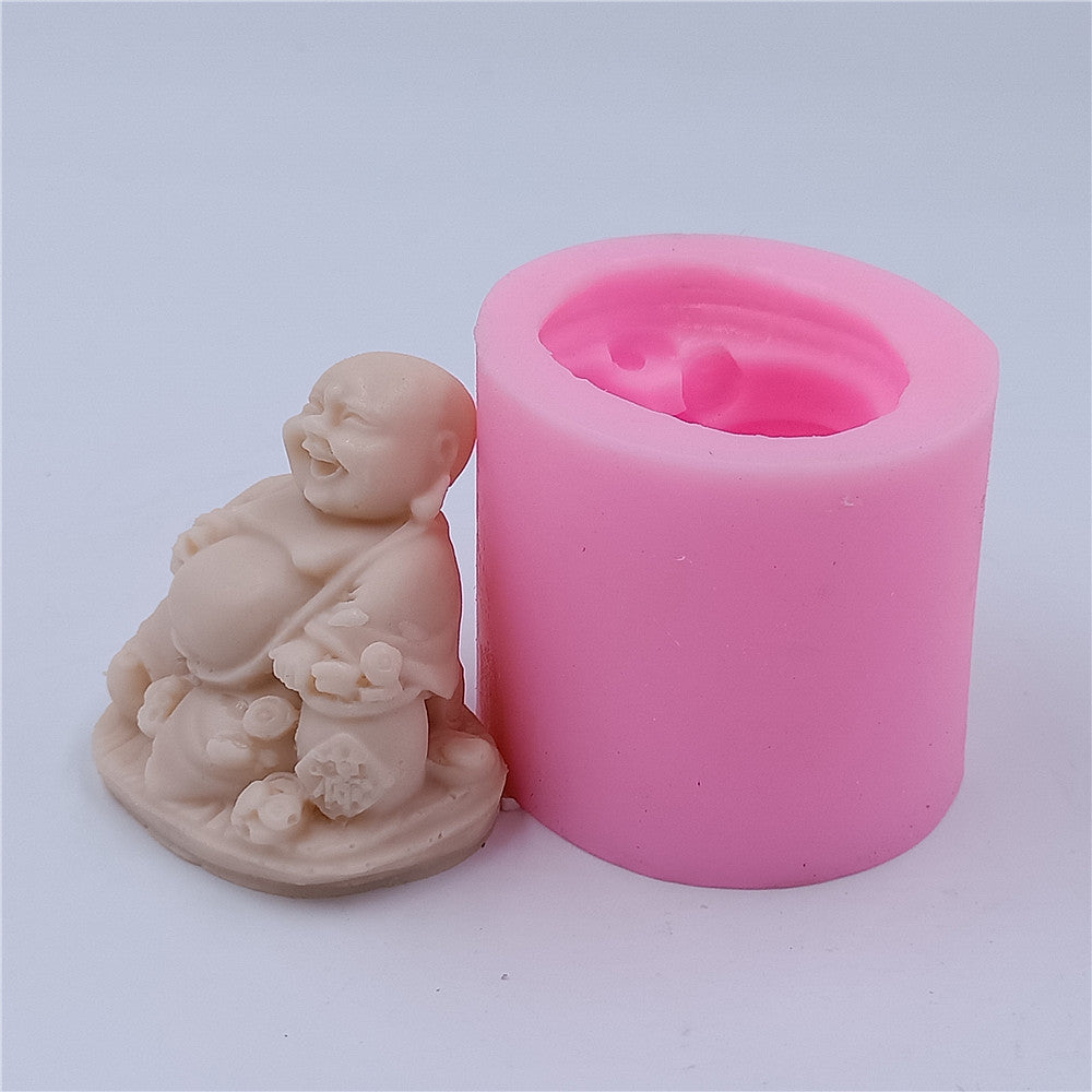 Guanyin Buddha Statue Silicone Mold 3d Ornament