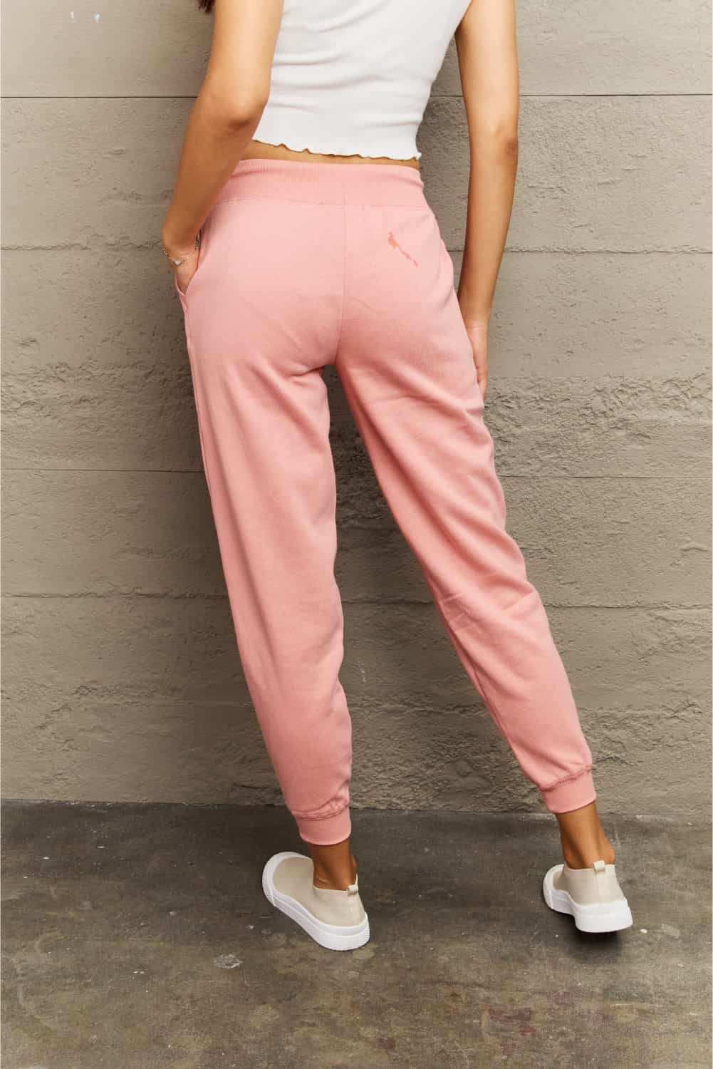 Ninexis Full Size Tie Waist Long Sweatpants 