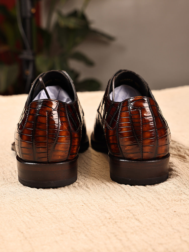 Polished Business Men's Genuine Leather Shoes 