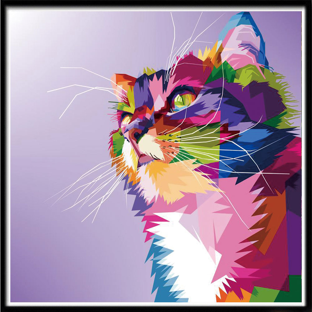 5D Diamond Painting Animal Tiger Cat Embroidery Cross