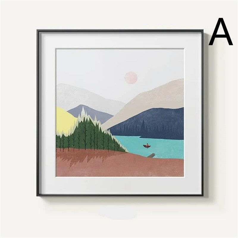 Of Modern Abstract Mountain Canvas Printing