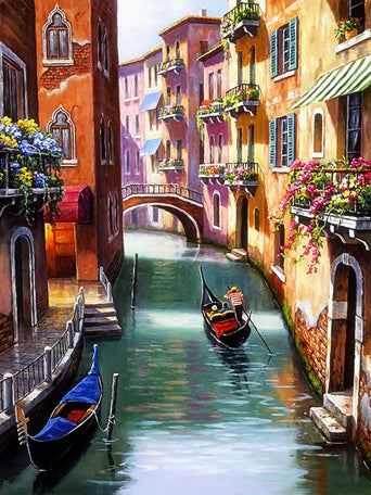 Street Theme Diamond Painting Full 5D Embroidery Landscape Home Decoration