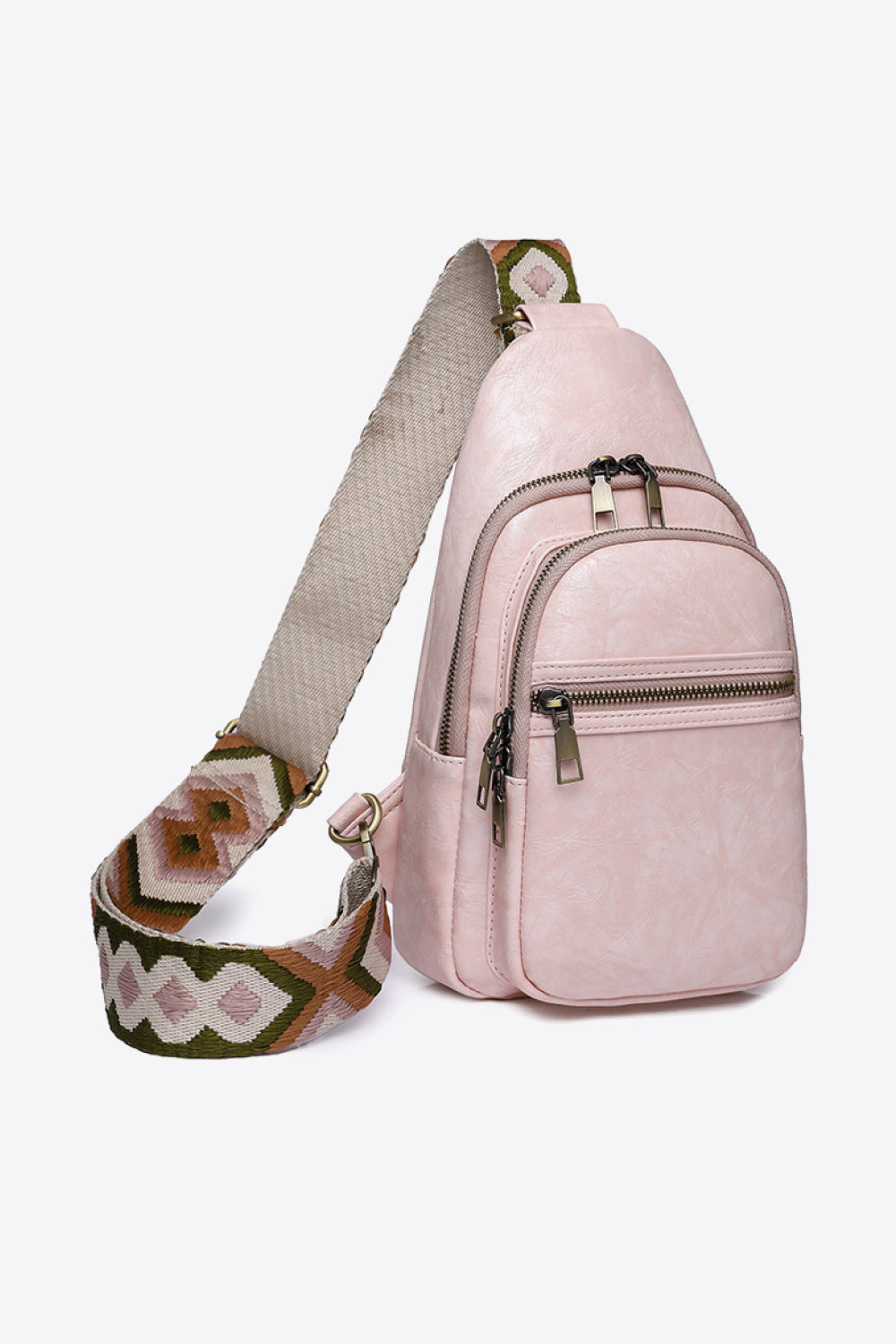 Adored It's Your Time PU Leather Sling Bag - Babbazon bag