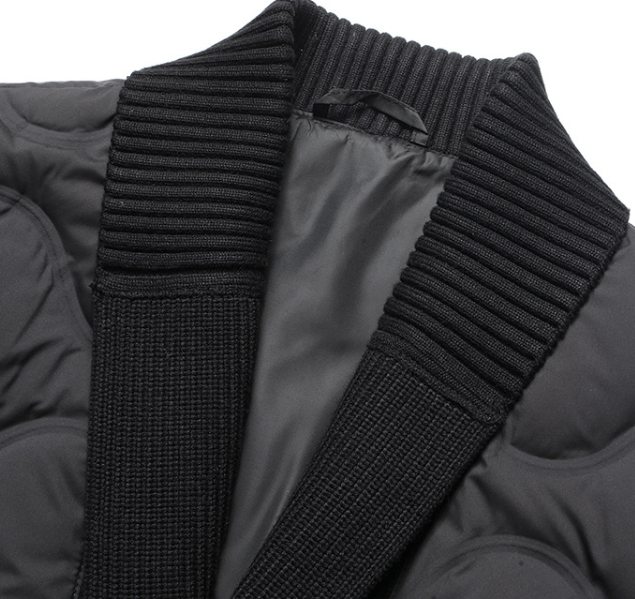 Light Luxury Men's Mid-length Down Jacket Dad Wear Winter Youth 