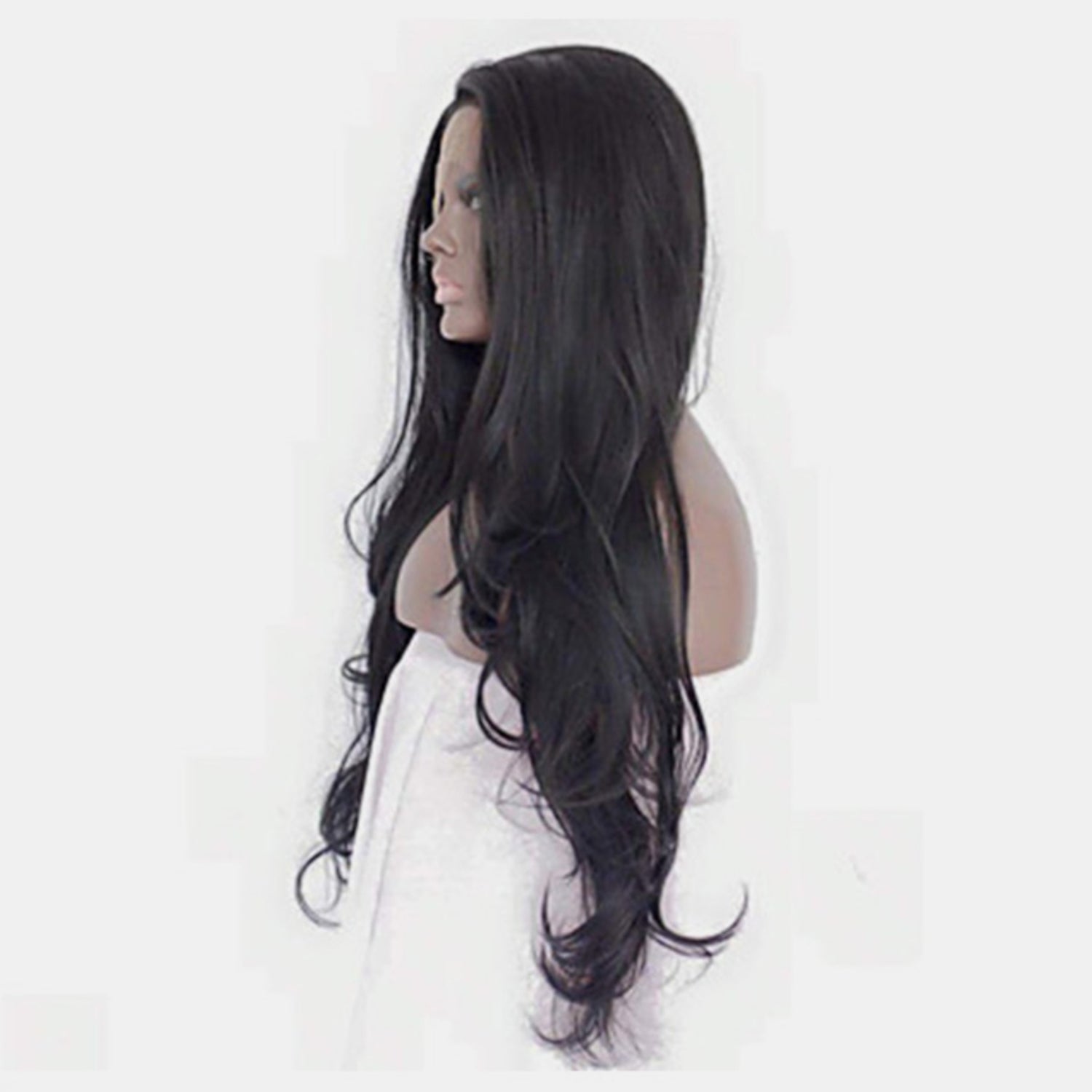 13*3" Lace Front Wigs Synthetic Long Wavy 24" 130% Density 