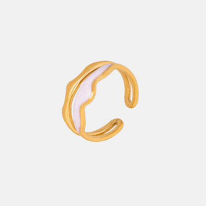 18K Gold-Plated Open Ring 