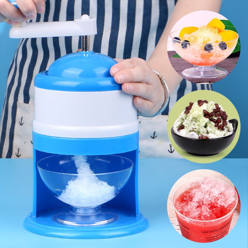 Portable Manual Ice Crushers Hand Crank Ice Shaver Shave Ice Machine Smoothie Maker Household Kitchen Bar Ice Blender Drink Tool Summer Gadgets 