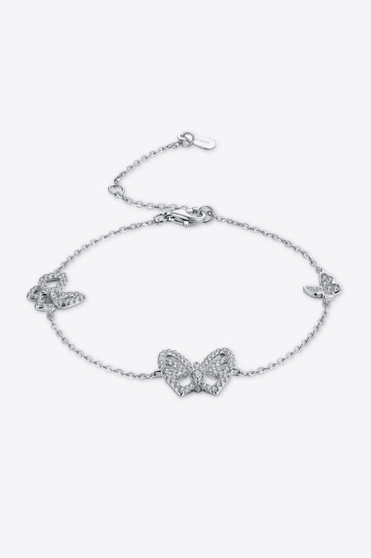 Moissanite Butterfly Shape Bracelet 