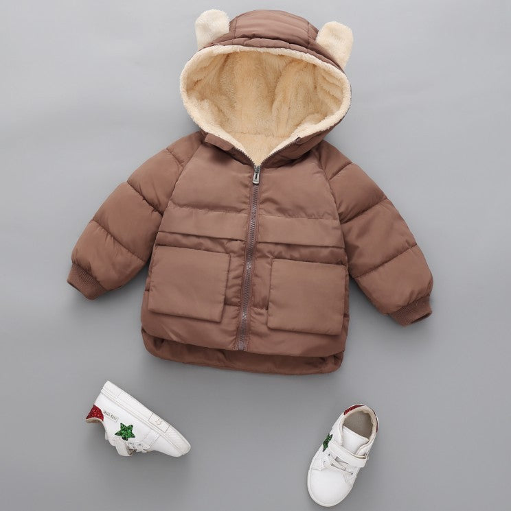 Fashion Children's Thick Hooded Winter Padded Jacket