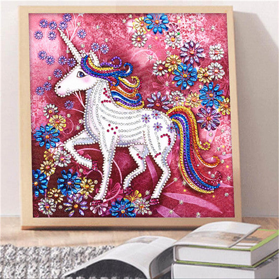 5D DIY diamond painting animal pattern shaped diamond cross stitch