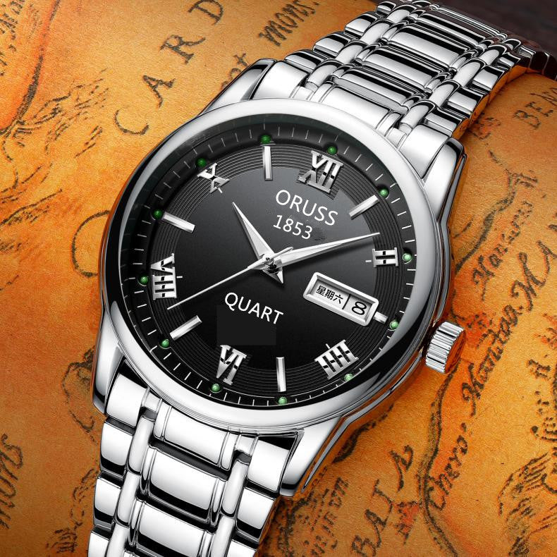 Men's Fashion Automatic Movement Waterproof Calendar Watch