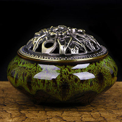 Retro package incense burner