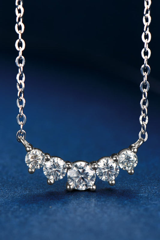 Moissanite Pendant Necklace 