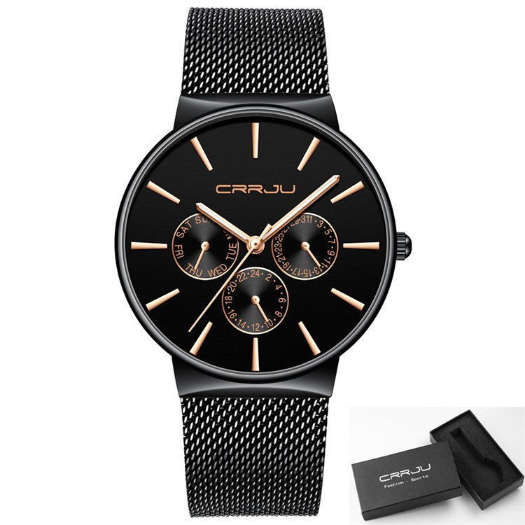 Multi-function chronograph watch