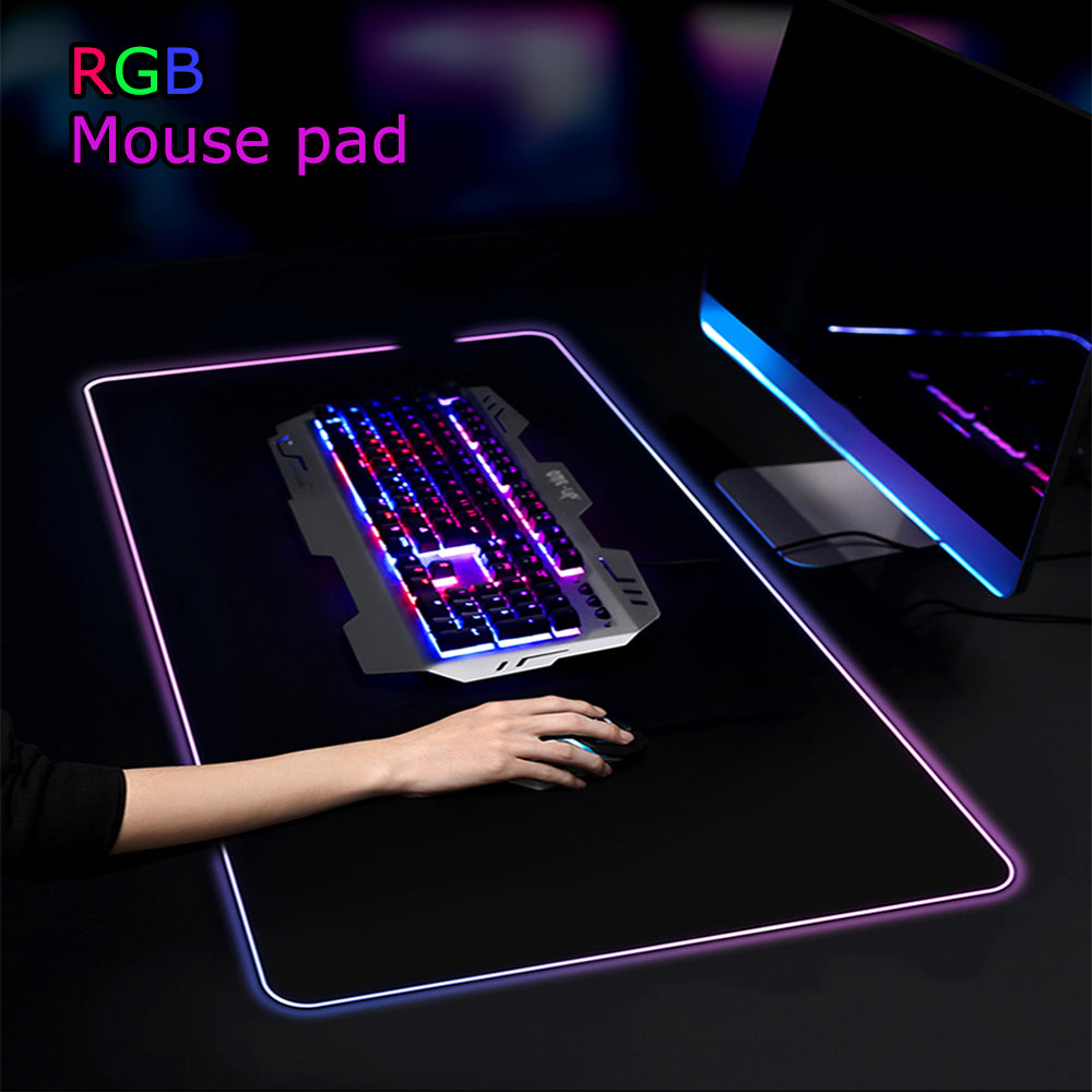 Luminous Mouse RGB Mouse LED Gaming Large Office Desk Pad