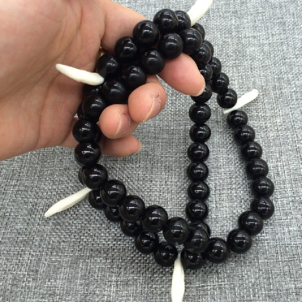 Buddha Beads White Beard Necklace