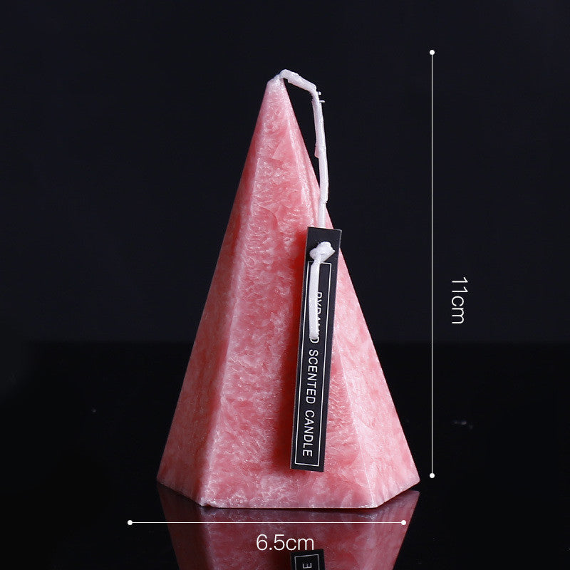 Nordic Geometric Cone Essential Oil Incense Candle